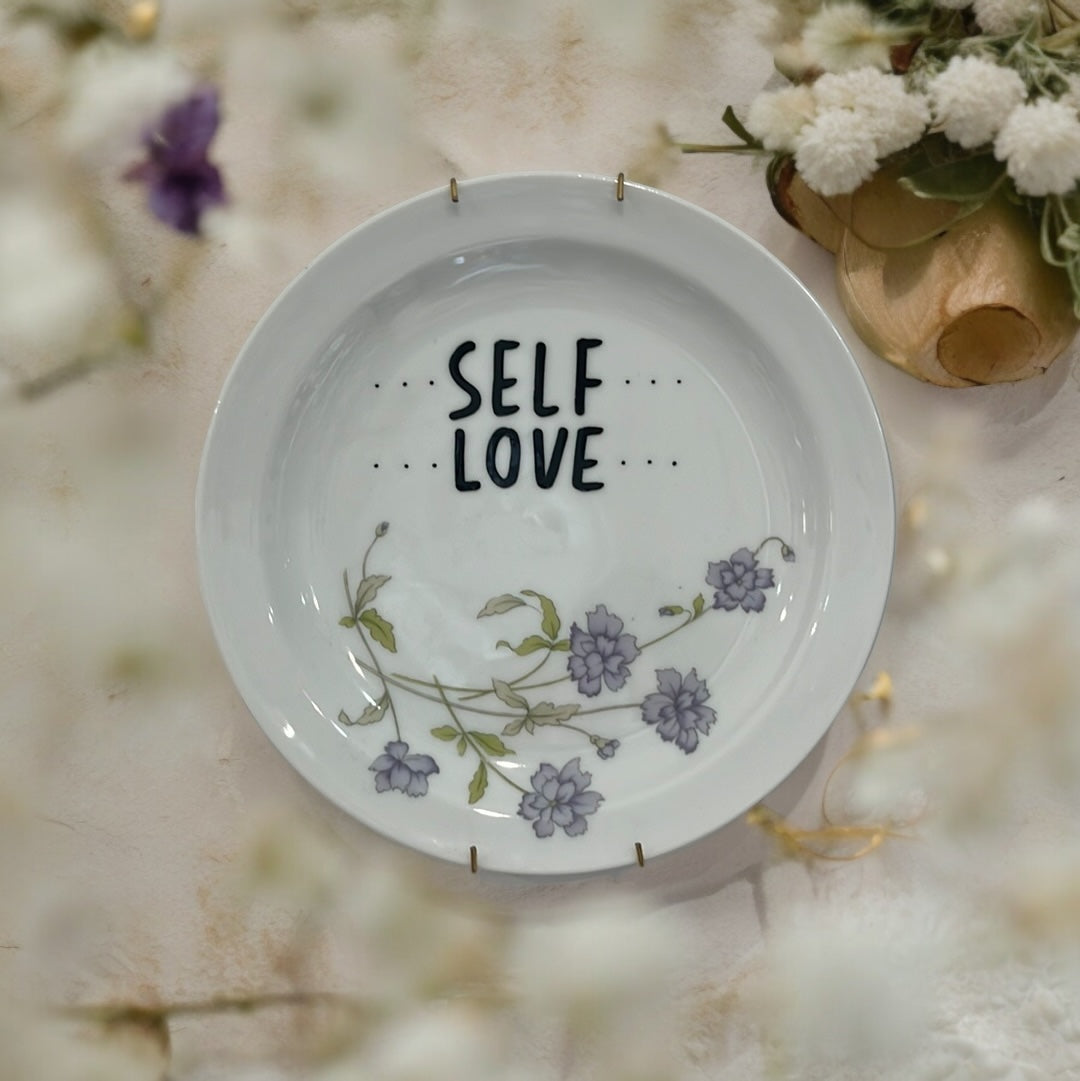 Teller mittel "self love"